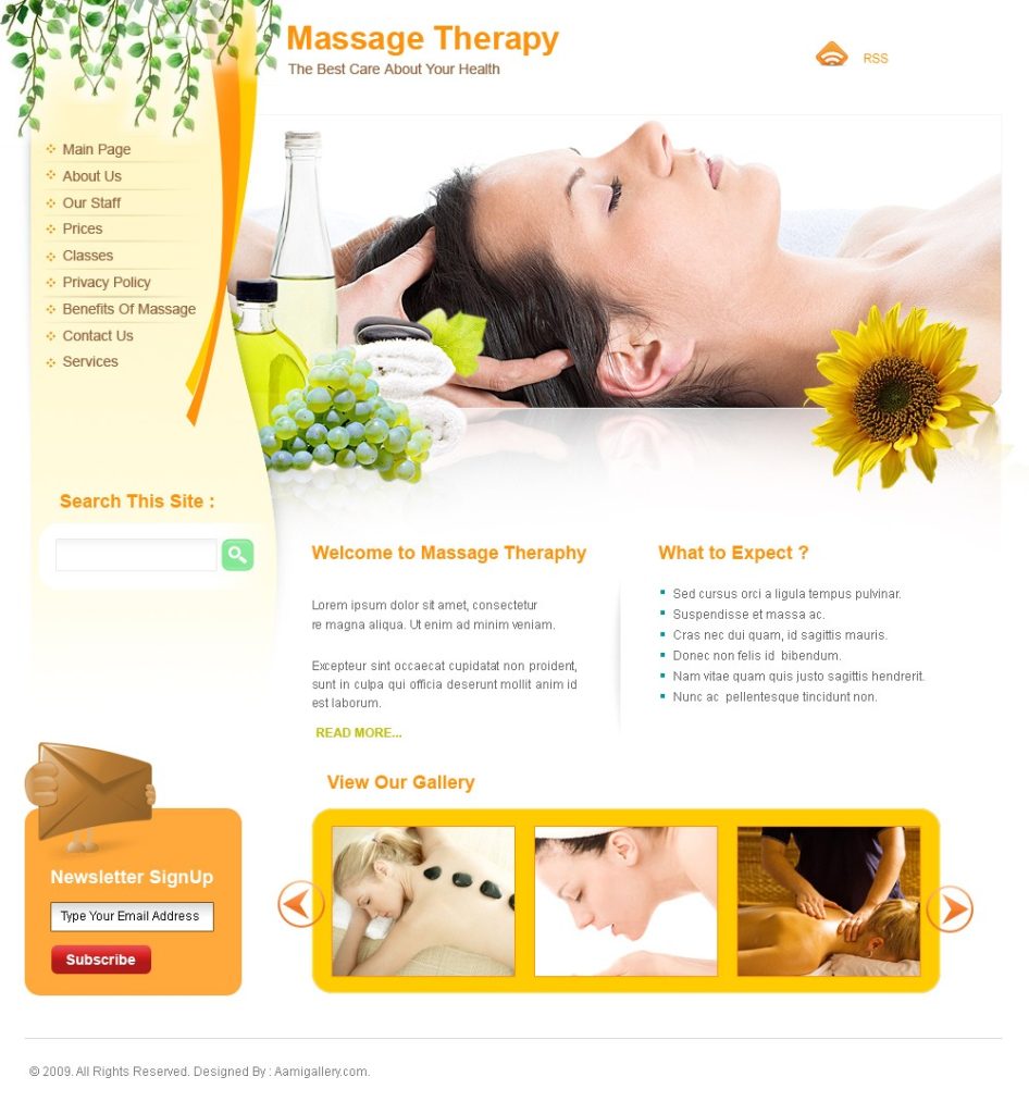 mau website spa 4