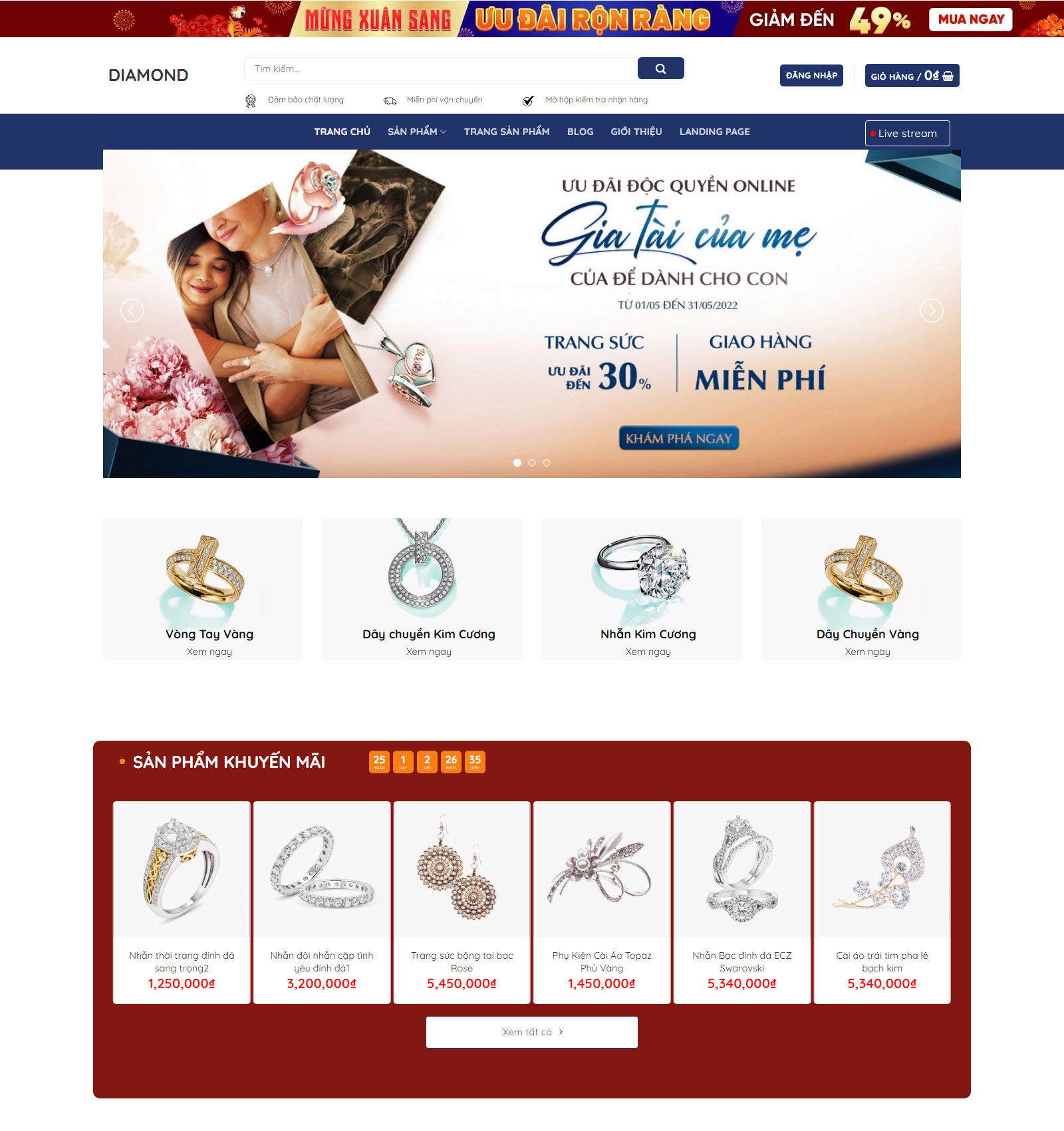 thiet ke website trang suc 3