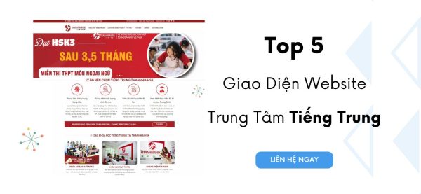 Top 5 giao dien website trung tam tieng trung an tuong