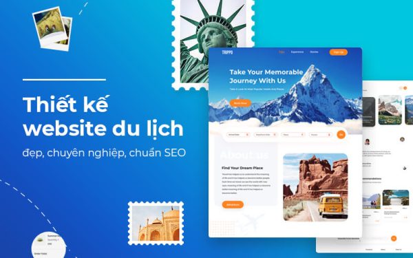 Thiết kế website du lịch - tour