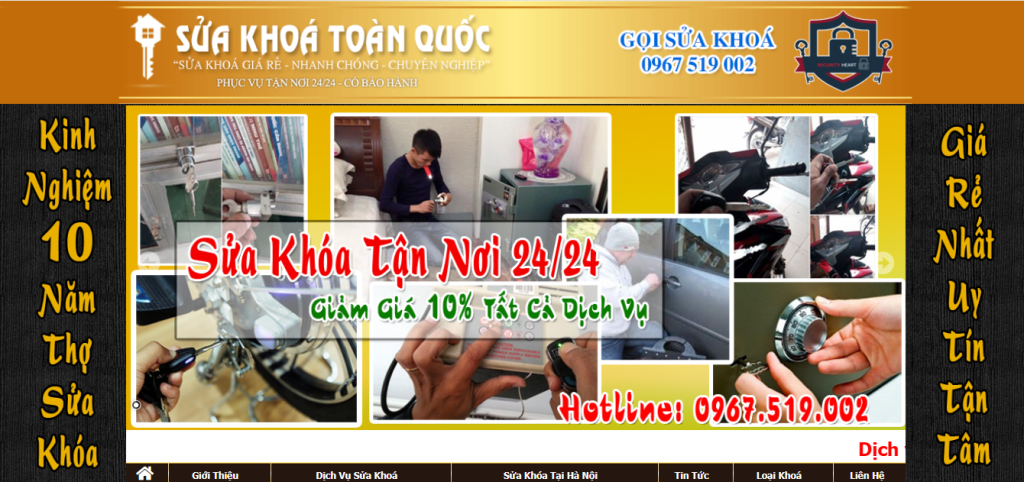 website dich vu sua khoa 7