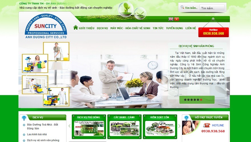 website dich vu ve sinh 4