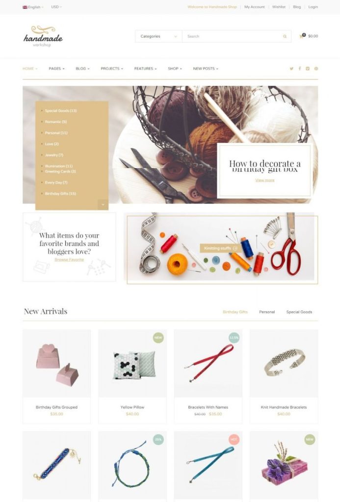 website do handmade